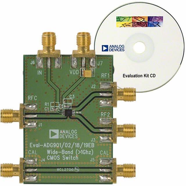EVAL-ADG902EBZ Analog Devices Inc.  Cartes de kits d'évaluation et de développement RF